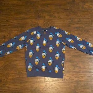 Donald Duck Disney Crew Sweatshirt